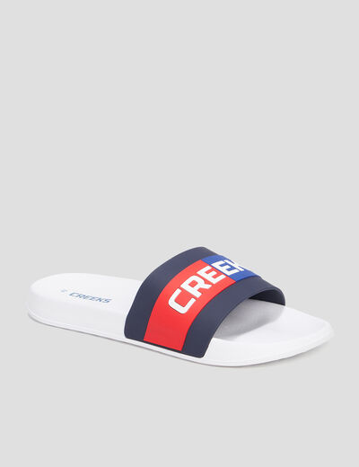 Mules avec bride large multicolore homme