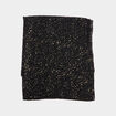 Foulard pliss&eacute; noir femme