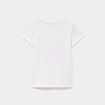 Ensemble pyjama short t-shirt Vaiana blanc fille