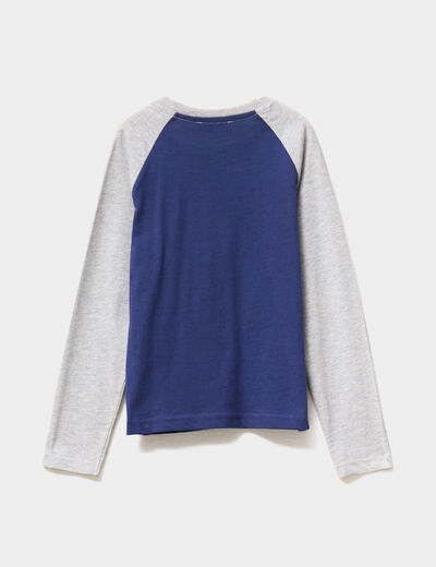 Lot 2 ensembles pyjamas 2 pièces coton bleu marine garçon