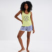 Ensemble pyjama short et débardeur rose clair femme
