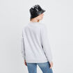 Sweat à col rond Mickey gris femme