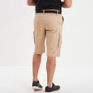 Bermuda cargo côtelé ceinturé Trappeur beige homme