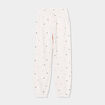 Pantalon de jogging bas élastiqué beige fille