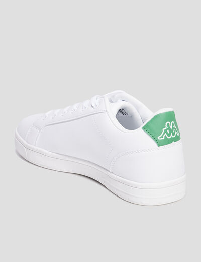 Tennis basses à lacets Kappa Galter blanc homme