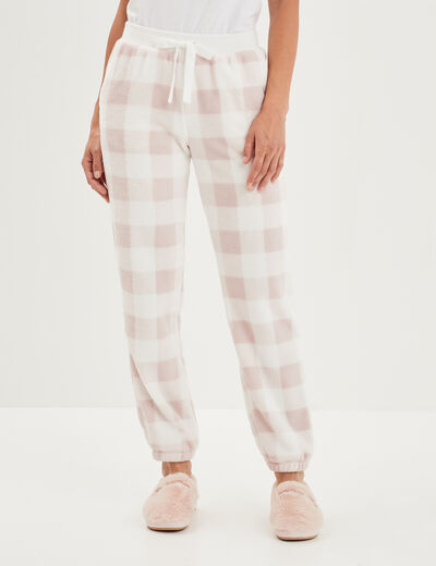 Pantalon de pyjama rose femme