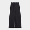 Pantalon large taille élastiquée noir fille