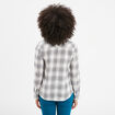 Chemise manches retroussables poches blanc femme
