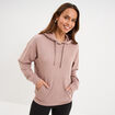Sweat hoodie 1 poche &agrave; capuche Puma marron clair femme
