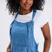 Salopette pantalon jean fluide denim double stone femme