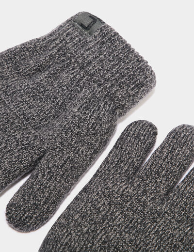 Gants gris fonc&eacute; mixte