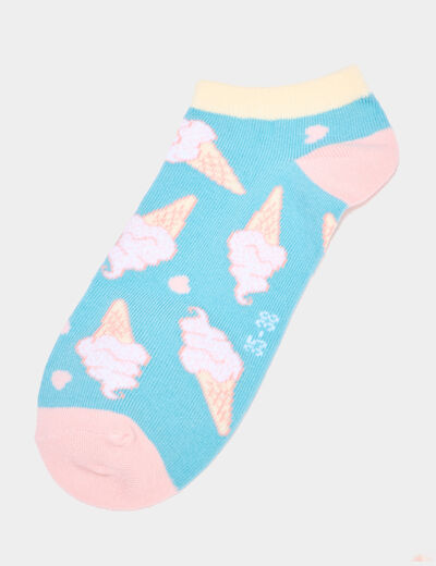 Lot de 5 paires de socquettes multicolore fille