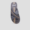 Mules brides larges croisées gris homme