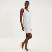 Chemise de nuit sans manches gris clair femme