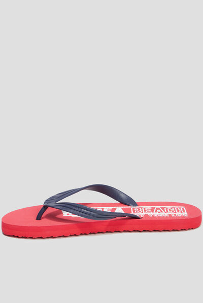 Tongs Wamea Beach rouge homme