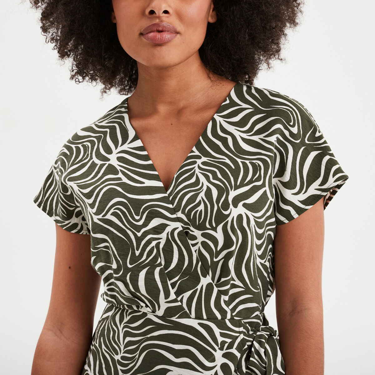 Robe Femme été Longue Awemeal Robe D'été Pour Femme - Robe Courte - Robe De Plage - Manches Courtes - Col En V - En Mousseline De Soie - Avec Ceinture, Marron, S Robe Bordeaux