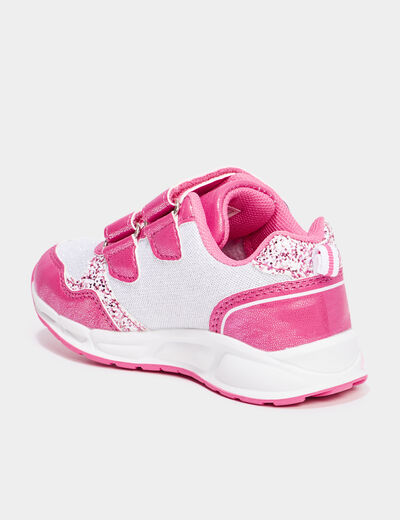 Baskets running lumineuses Minnie rose fille