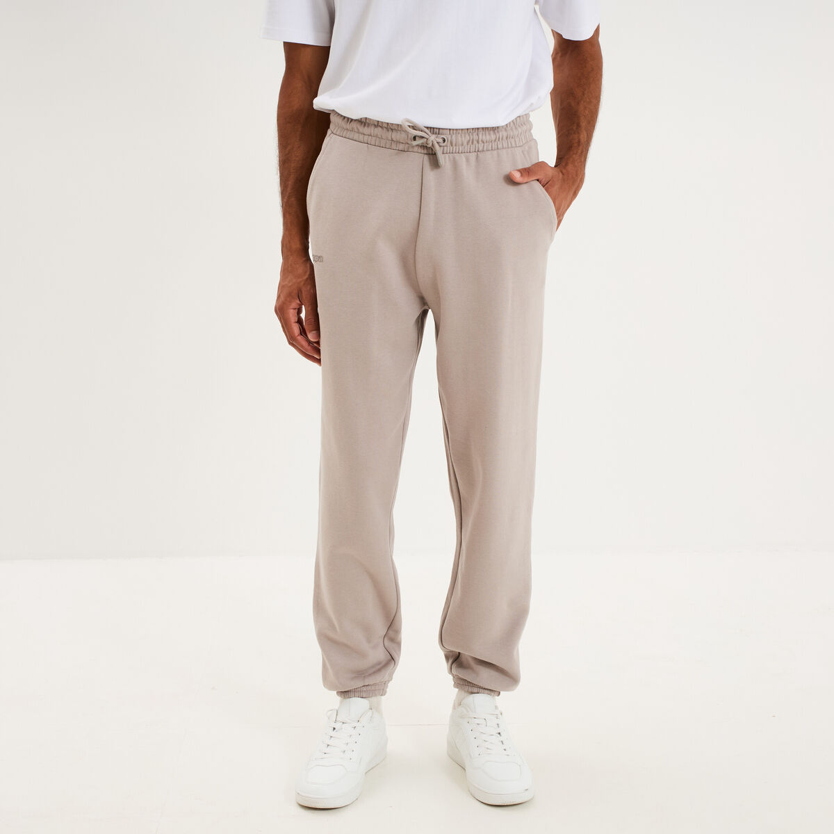 Pantalon de jogging regular Kappa gris clair homme