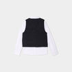 Ensemble 3 pi&egrave;ces chemise veste noeud noir gar&ccedil;on