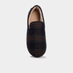 Chaussons fourr&eacute;s Isotoner bleu marine homme