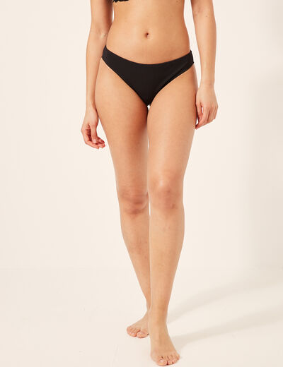 Bas de maillot de bain coordonnable noir femme