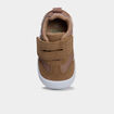 Baskets basses &agrave; semelles souples taupe b&eacute;b&eacute; gar&ccedil;on