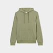 Sweat molleton à capuche hoodie vert kaki homme