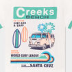 T-shirt manches courtes coton Creeks blanc garçon