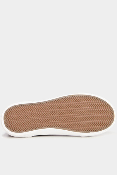 Tennis basses en toile vert kaki gar&ccedil;on