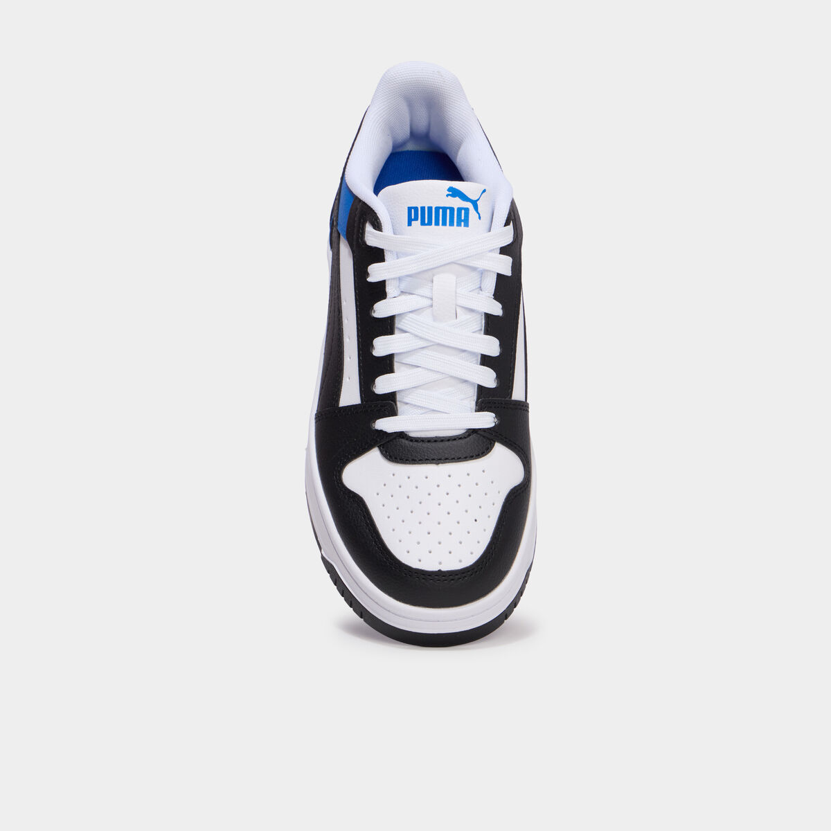 Baskets &agrave; lacets Puma Rebound bleu electrique gar&ccedil;on