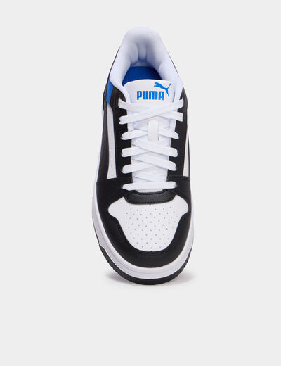 Baskets &agrave; lacets Puma Rebound bleu electrique gar&ccedil;on