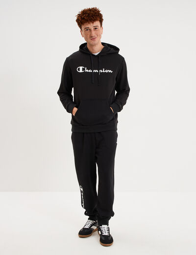 Sweat hoodie molleton Champion noir homme