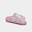 Sandales de plage paillettes rose fille