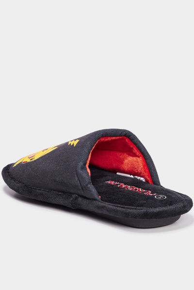 Chaussons mules Pokémon Pikachu noir garçon