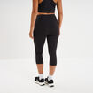 Legging corsaire de sport stretch noir femme