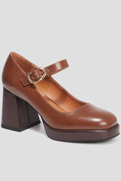 Escarpins à talons avec bride Liberto marron femme