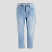 Jeans droit denim bleach homme