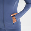 Veste de sport ajust&eacute;e avec fermeture bleu fonc&eacute; femme