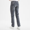 Jean stretch coupe regular denim gris homme