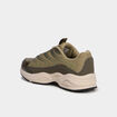 Baskets running &agrave; lacets &eacute;lastiqu&eacute;s vert kaki gar&ccedil;on