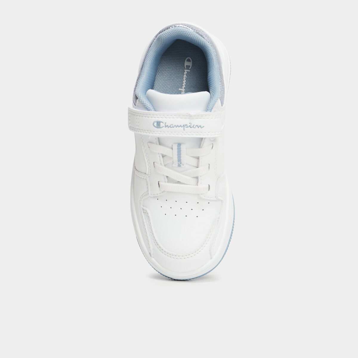 Tennis basses scratchs Champion Foil bleu fille