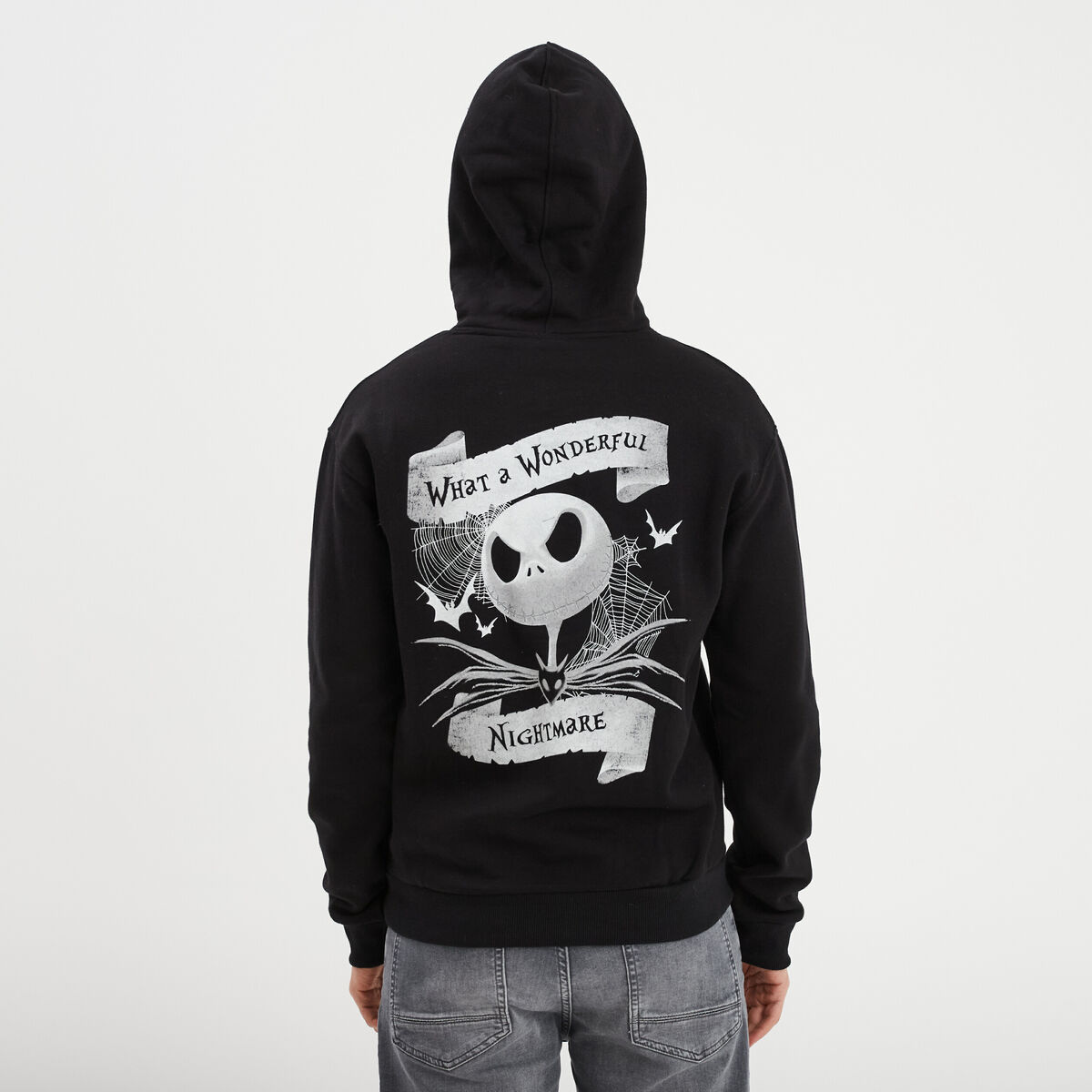 Sweat hoodie Étrange Noël monsieur Jack noir homme