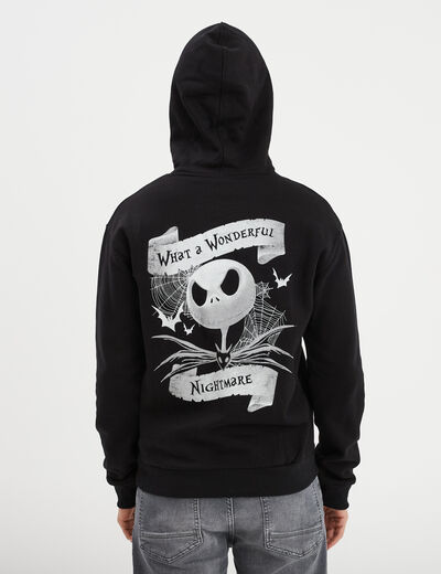 Sweat hoodie Étrange Noël monsieur Jack noir homme