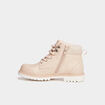 Boots crantées à lacets Trappeur rose clair fille
