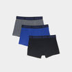 Lot 3 boxers bleu homme