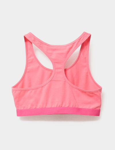 Lot 2 brassières dos nageur Stitch rose fille