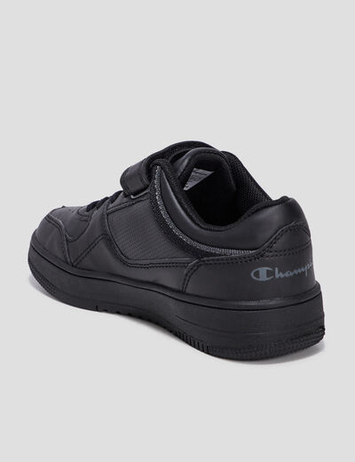 Tennis à lacets Champion Rebound noir garçon