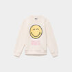 Sweat manches longues Smiley World beige fille