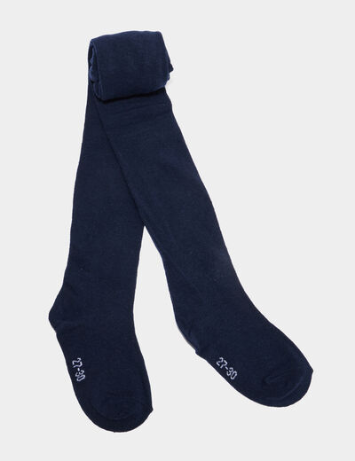 Collants bleu marine fille