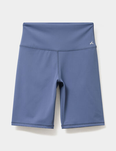 Cycliste de sport taille haute bleu foncé femme